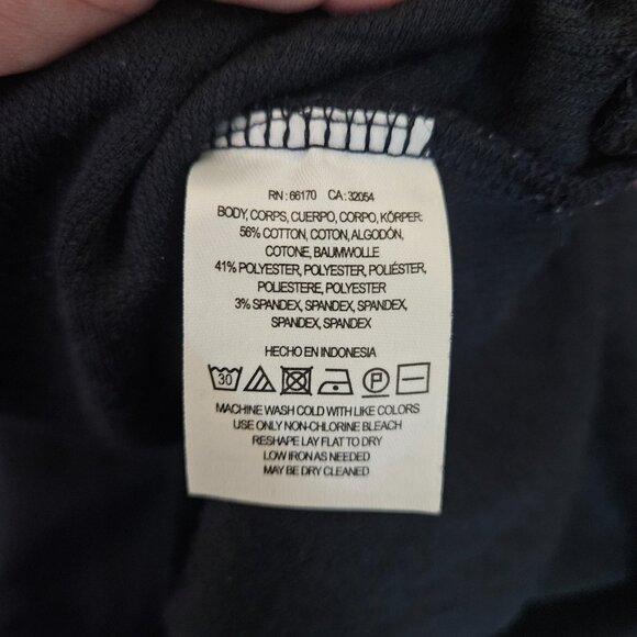 Deletta Anthropologie Sz L Side Snap Button Textured Knit Boxy Back Cutout Top - Picture 7 of 9